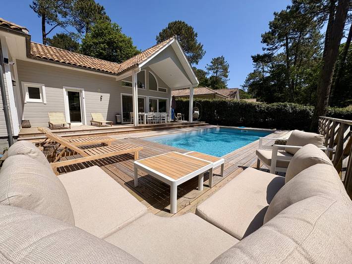 Villa pour 6 personnes, avec jardin et terrasse, adapté aux familles dans les Landes
