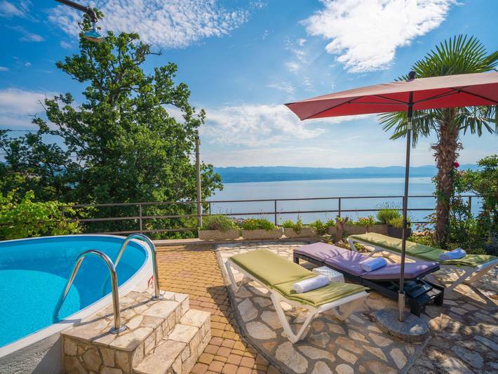 Ferienhaus für 11 Personen, mit Balkon und Terrasse sowie Garten in Opatija Riviera - 4