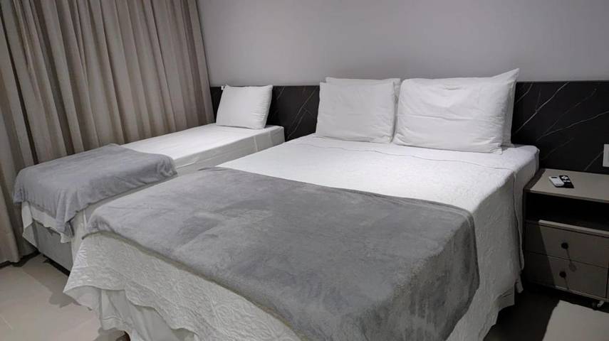 Apartahotel para 3 personas, con vistas y piscina en Brasil