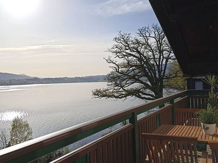 Ferienwohnung für 4 Personen, mit Seeblick und Sauna sowie Balkon und Ausblick im Salzkammergut - 3
