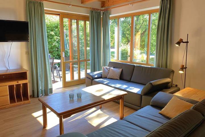 Ferienhaus für 7 Personen, mit Garten