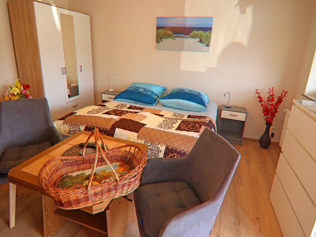 Charmante Ferienwohnung mit Grill in Rakow in Rakow, Salzhaff