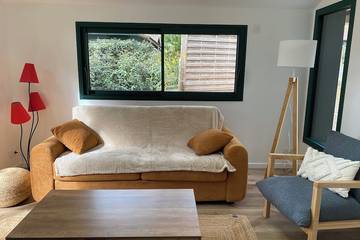 Villa pour 4 personnes, avec terrasse ainsi que jardin et piscine à Moliets-et-Maa