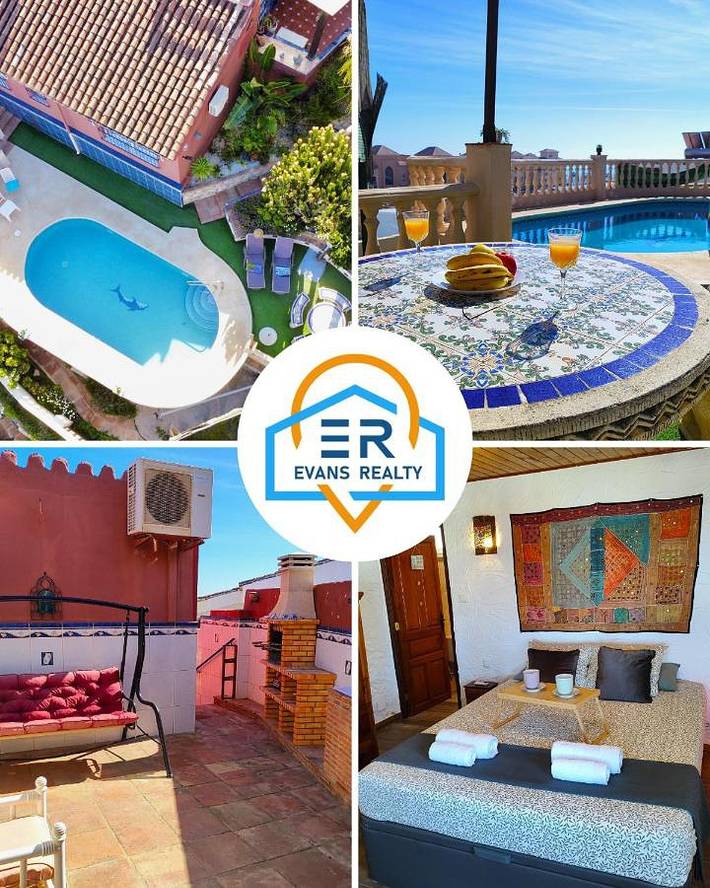 Villa voor 8 personen, with tuin and uitzicht as well as zwembad, met huisdier in Fuengirola