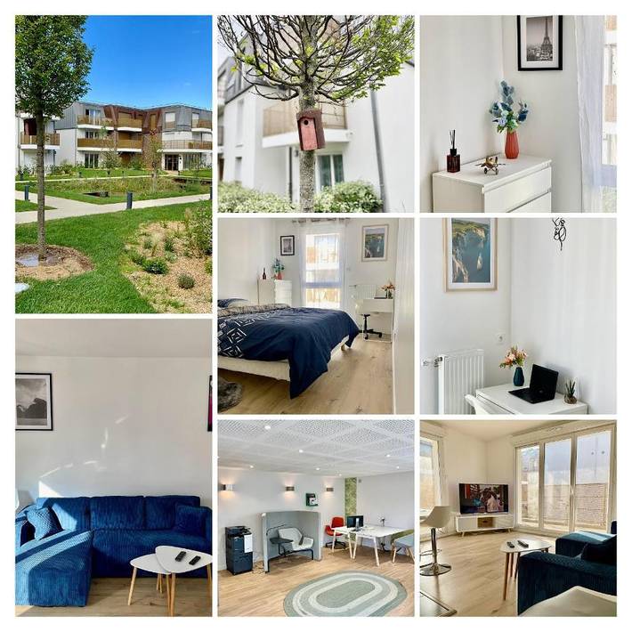 Appartement de vacances pour 2 personnes, avec Balcon ainsi que Terrasse et Jardin