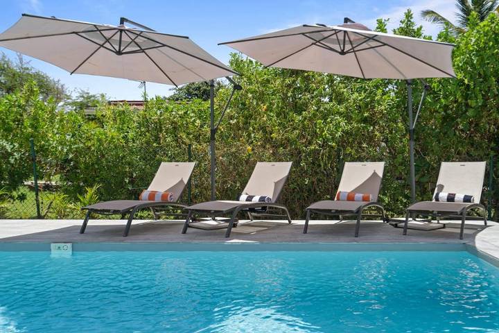 Location de vacances pour 10 personnes, avec jardin et piscine dans Plage du Grand Macabou - 4