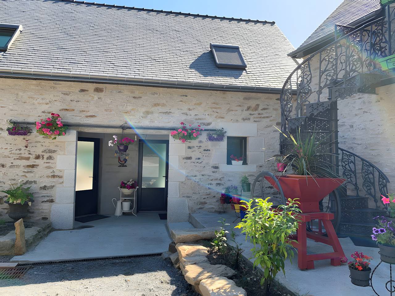 Maison de vacances 'Ty Coat' avec terrasse privée, Wi-Fi et climatisation in Bannalec, Région de Quimper