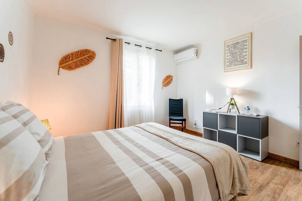Gästezimmer 'Chambre D'hôtes Nature' mit gemeinsamer Terrasse, Wlan und Klimaanlage in Cabannes, Arles und Umgebung
