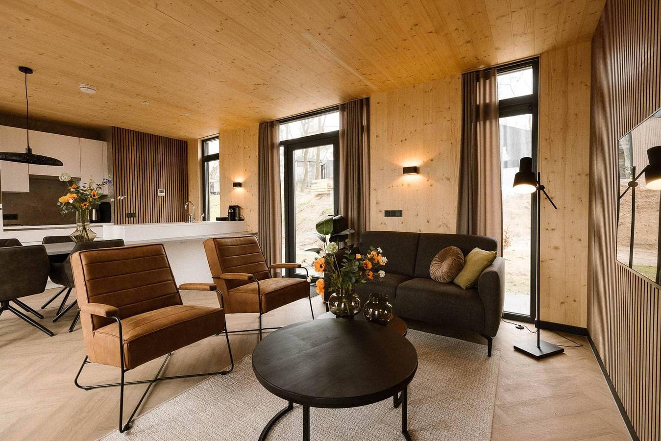 Zicht op Twente — Panorama Lodge in Markelo, Twente