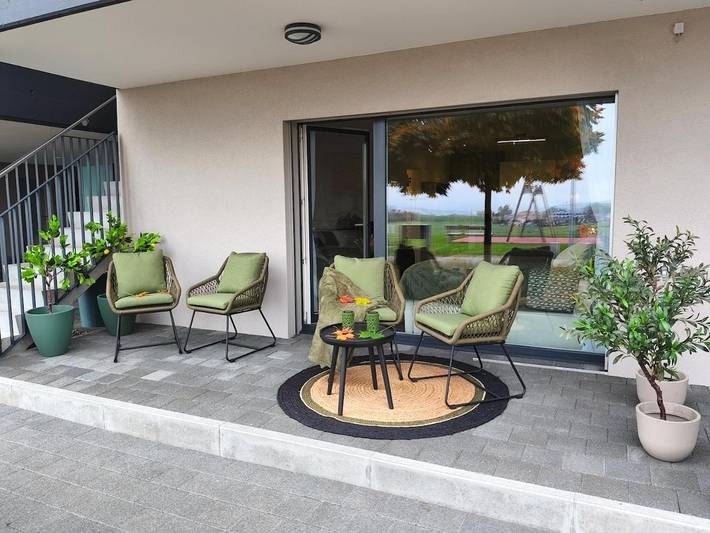 Gîte pour 4 personnes, avec terrasse et vue, animaux acceptés à Bulle - 2