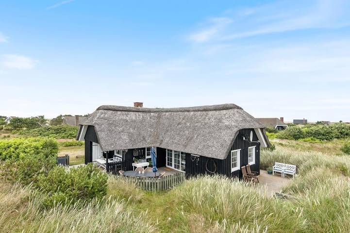 Ferienhaus für 4 Personen, mit Balkon/Terrasse und Terrasse sowie Sauna am Ringkøbing Fjord