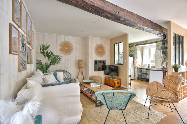 Location de vacances pour 6 personnes, avec Terrasse et Jardin à Saint-Suliac