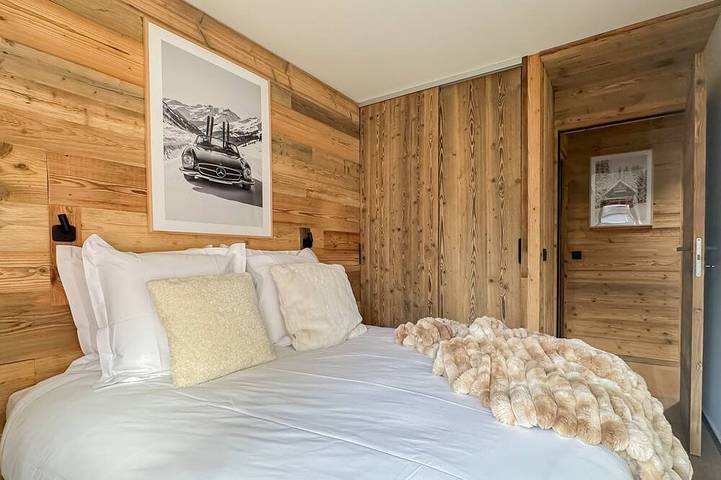 Gîte pour 4 personnes, avec balcon et jardin, animaux acceptés dans Palais Des Sports Et Des Congres Megeve - 4