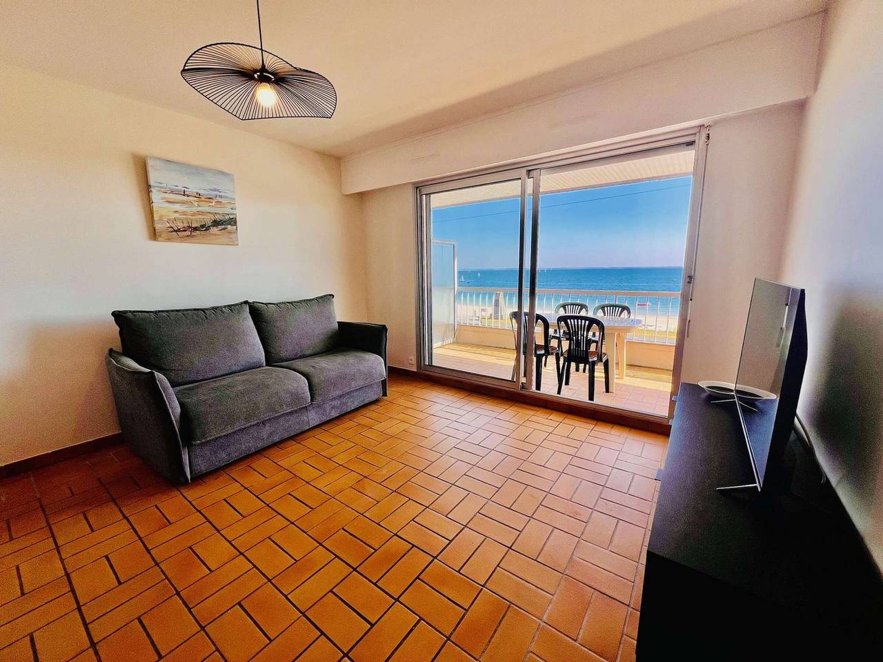 Ganze Wohnung, Quiberon - Gemütliche 2-Zimmer-Wohnung 20m vom Strand entfernt mit Parkplatz in Quiberon, Côte des Mégalithes