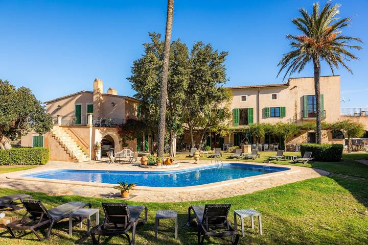 Luxus-Ferienhaus für 6 Personen, mit Garten in Llucmajor