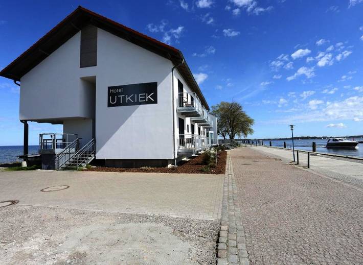 Hotel für 4 Personen, mit Balkon und Terrasse sowie Ausblick in Wieck (Greifswald)