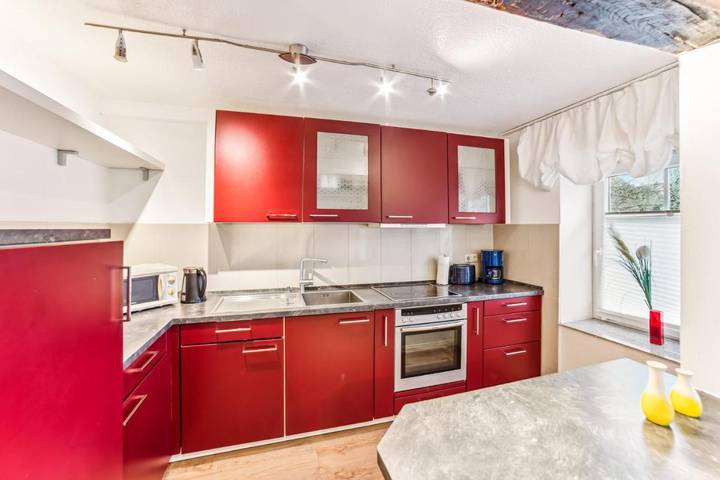 Ferienwohnung für 2 Personen, mit Balkon und Terrasse sowie Ausblick in Glückstadt - 3