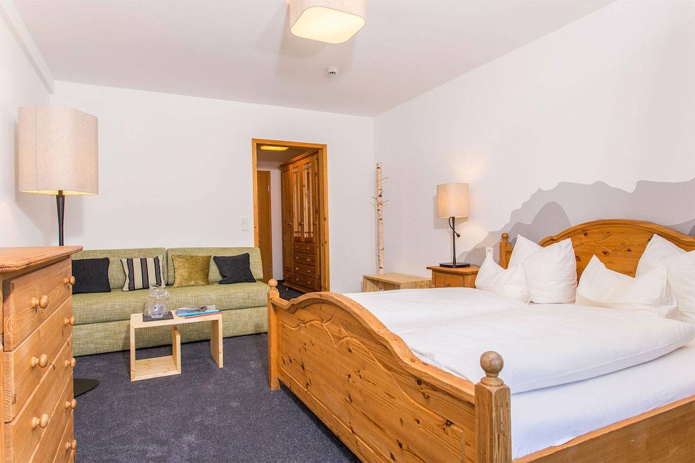 Fellhornblick: Doppelzimmer Nr. 110 in Mittelberg, Kleinwalsertal