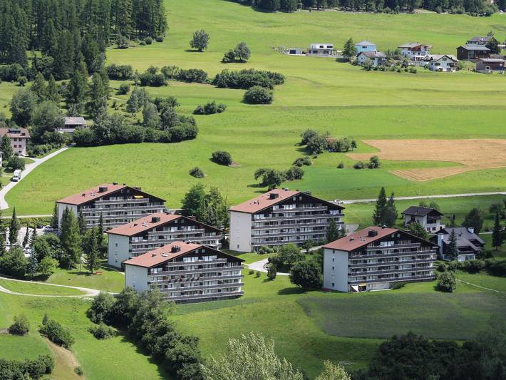 Ferienwohnung für 6 Personen, mit Balkon und Garten in Surses