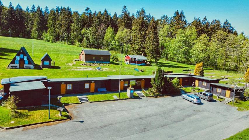 Ferienhaus für 24 Personen, mit Terrasse und Garten sowie Ausblick in Frauenstein