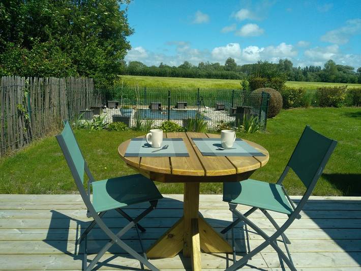 Gîte pour 2 personnes, avec Terrasse à Rang-du-Fliers