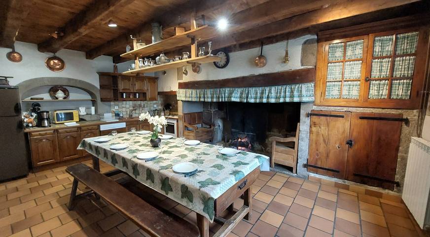 Gîte pour 12 personnes, avec terrasse et jardin à Thiézac - 2