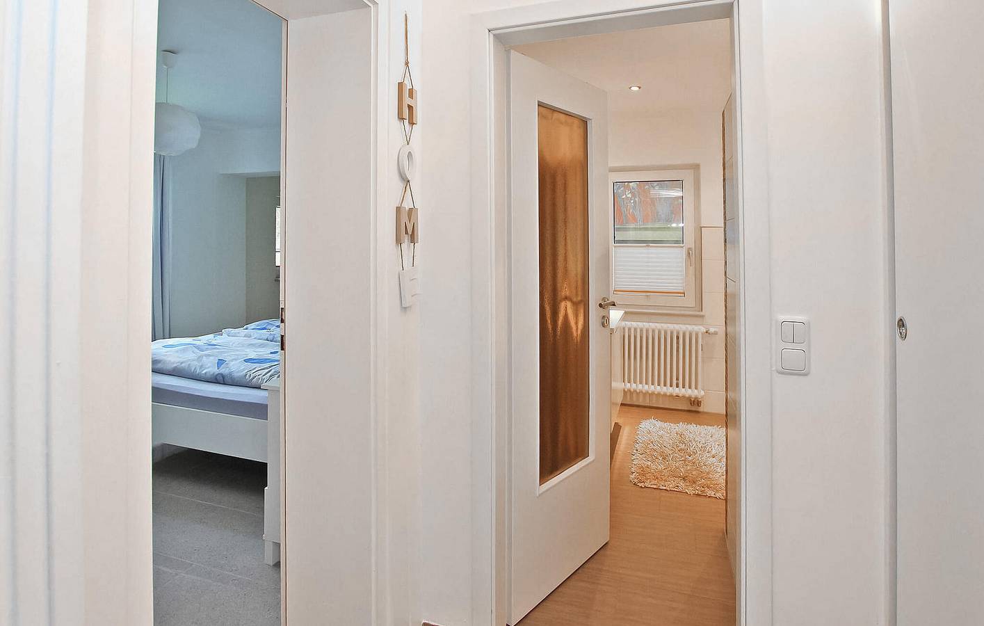 Appartement de vacances entier, Appartement confortable avec jardin, parking et télévision, à 2,5 km de la plage in Waren, Lac Müritz
