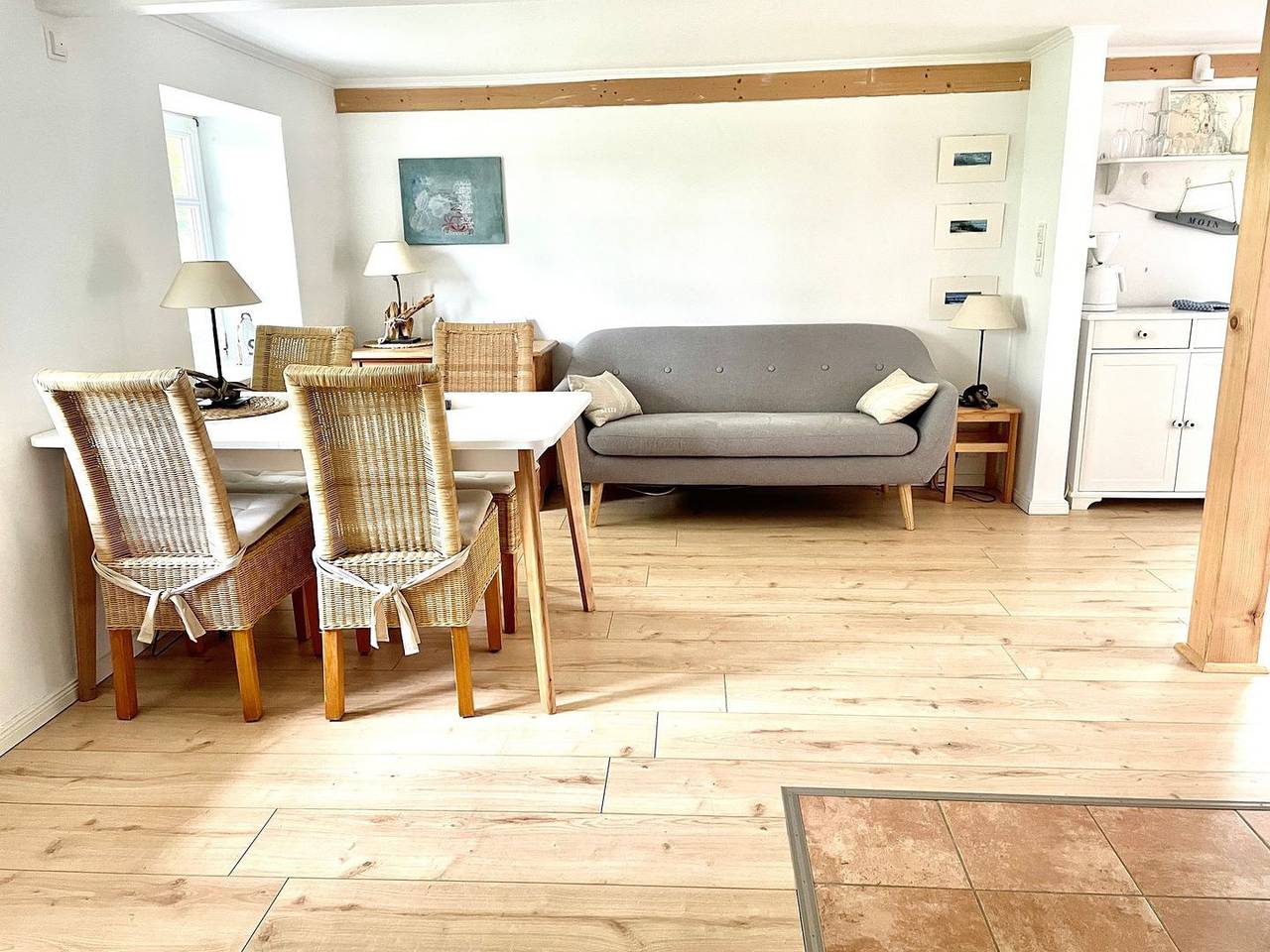 Ganze Wohnung, West - Kaminofen, Dusche, Sauna, Garten, Terrasse, strandnah, kinderfreundlich in Hasselberg, Schleswig-Flensburg