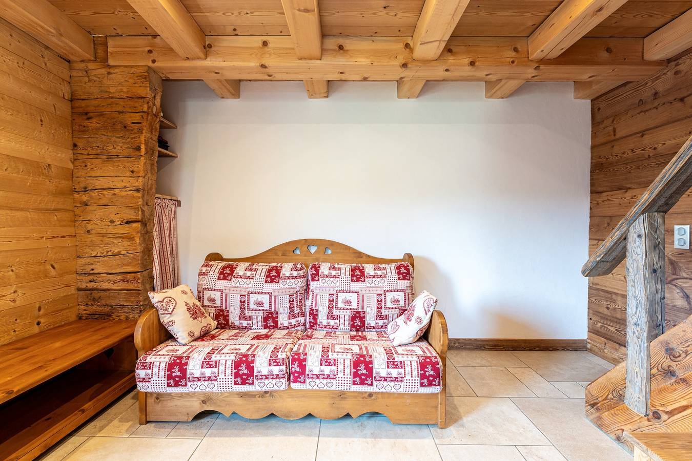 Chalet 'Gite Les Clapières - Petite Partie' con vistas a la montaña in La Giettaz, Albertville region