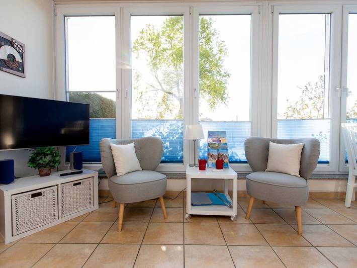 Ganze Wohnung, Ferienwohnung 'Direkt Am See' mit Seeblick, privater Terrasse und Wi-Fi in Malchow, Fleesensee