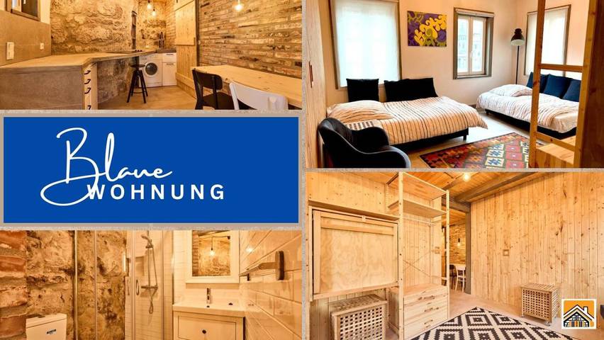 Appartamento intero, Appartamento 'Blaue Wohnung - Goldenes-Häusle' con terrazza privata e Wi-Fi in Sulzbach an der Murr, Rems-Murr-Kreis