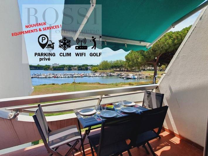 Gîte pour 4 personnes, avec vue sur le lac ainsi que jardin et vue dans Port Gregau