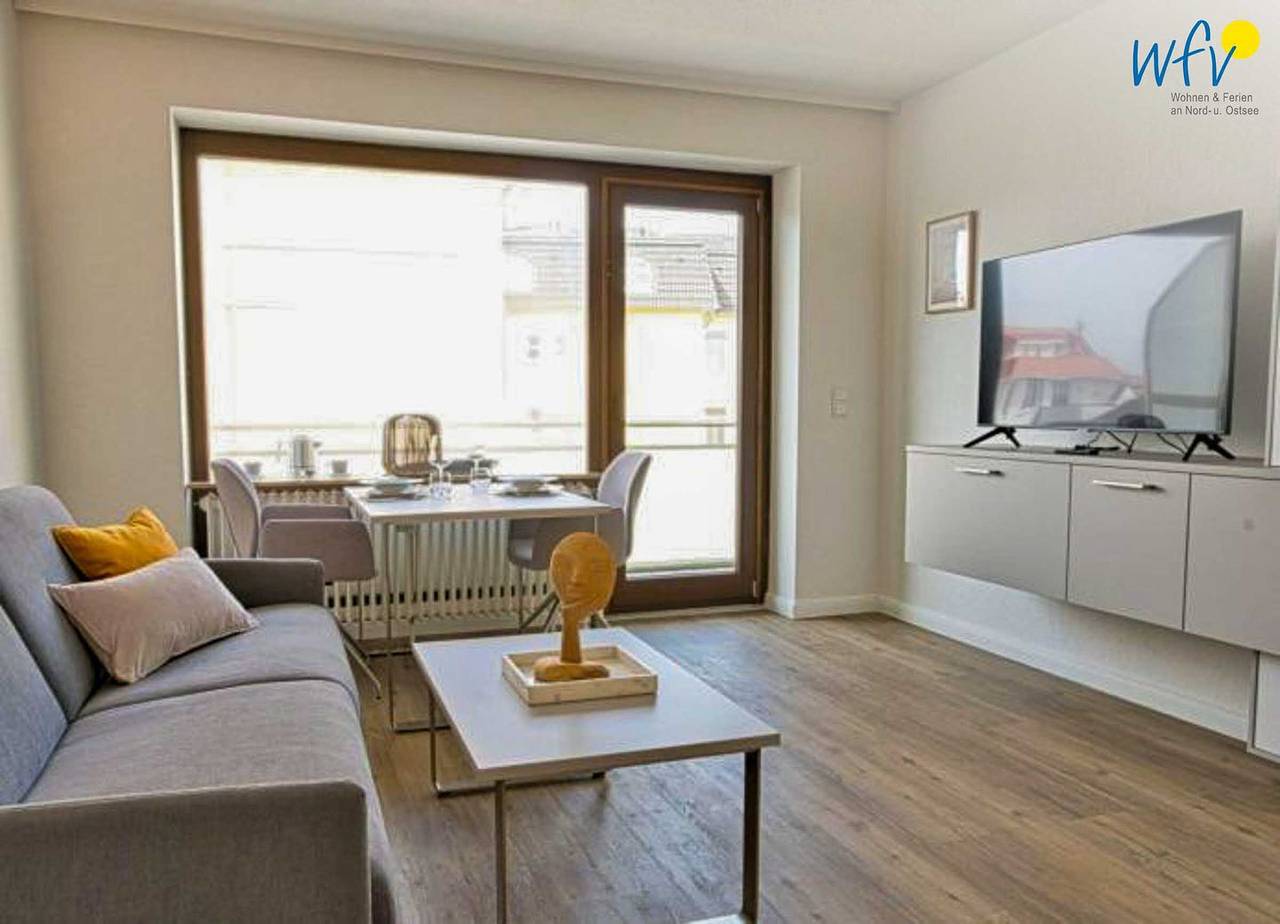 Apartamento entero, Ferienwohnung Schwertmuschel: Meerblick & Balkon in 1. Strandreihe in Wangerooge