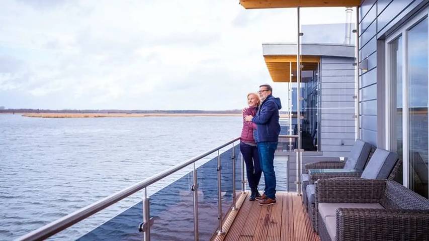 Boot für 6 Personen, mit Balkon in Kröslin - 4