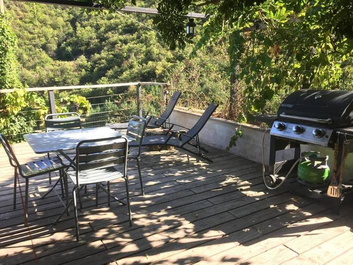 Maison de vacances pour 5 personnes, avec vue ainsi que piscine et terrasse