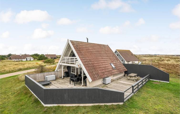 Vakantiehuis voor 6 personen, met terras, met huisdier in Hvide Sande