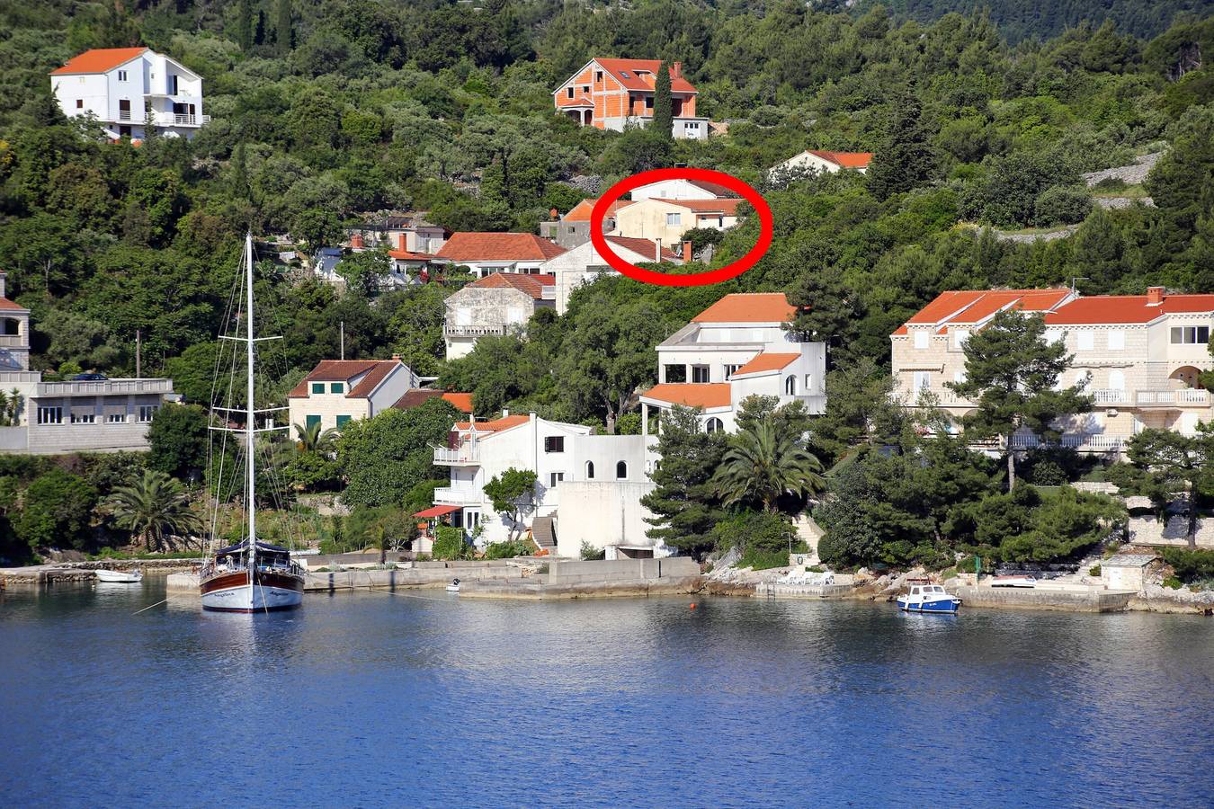 Ganze Wohnung, 1-Zimmer-Ferienwohnung mit Balkon Racisce, Korcula A-4359-a in Račišće (Dalmatien), Korcula
