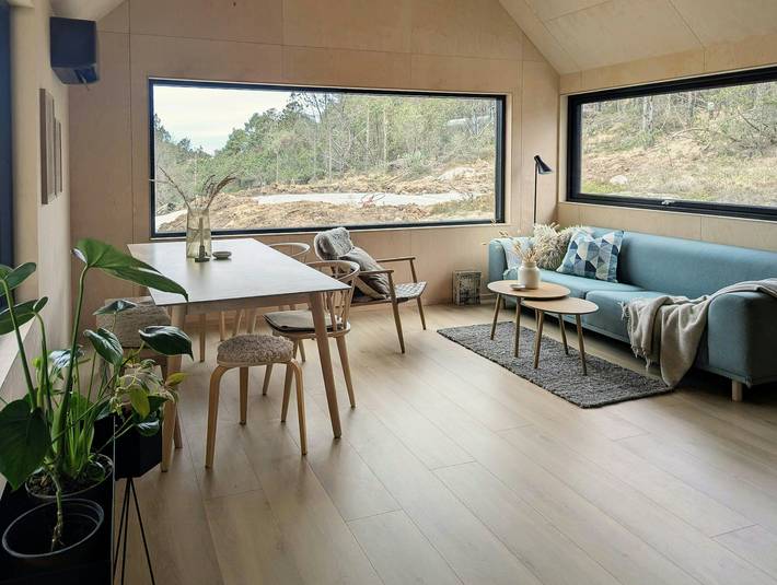 Feriehus for 6 personer, med terrasse i Rogaland