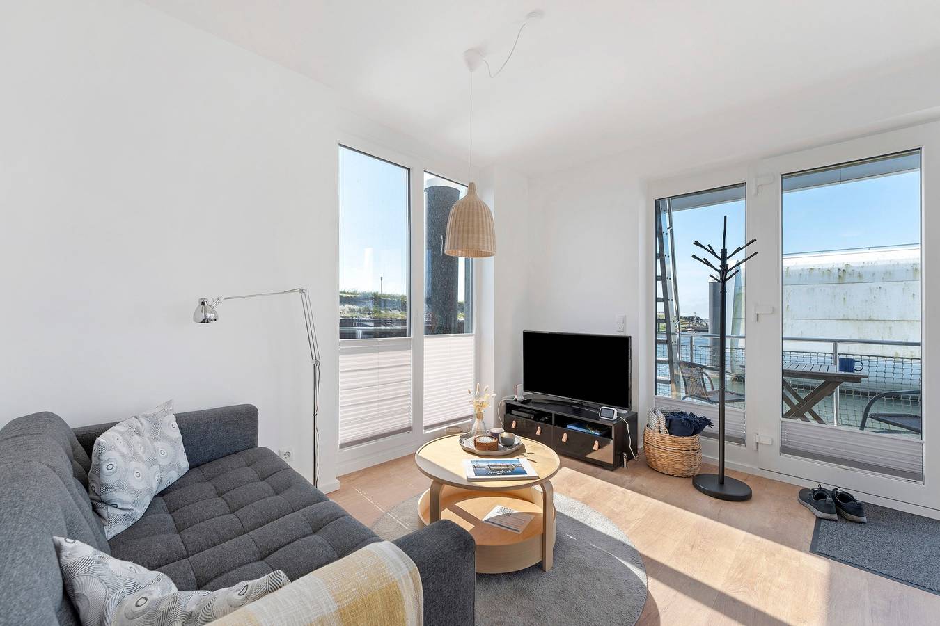 Hausboot 'Sutje' mit Meerblick, privater Terrasse und Wlan in Großenbrode, Mecklenburger Bucht