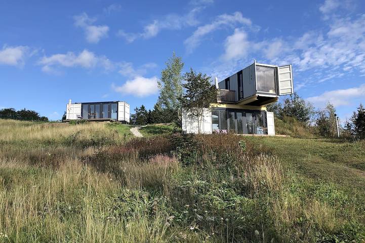 Ferienhaus für 3 Personen, mit Balkon und Garten in Schöneck (Sachsen)
