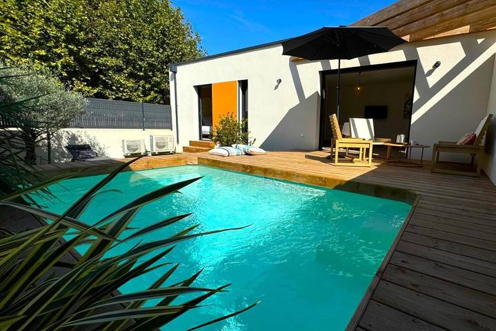 Villa pour 4 personnes, avec Terrasse ainsi que Jardin et Piscine à L'Isle-sur-la-Sorgue - 4