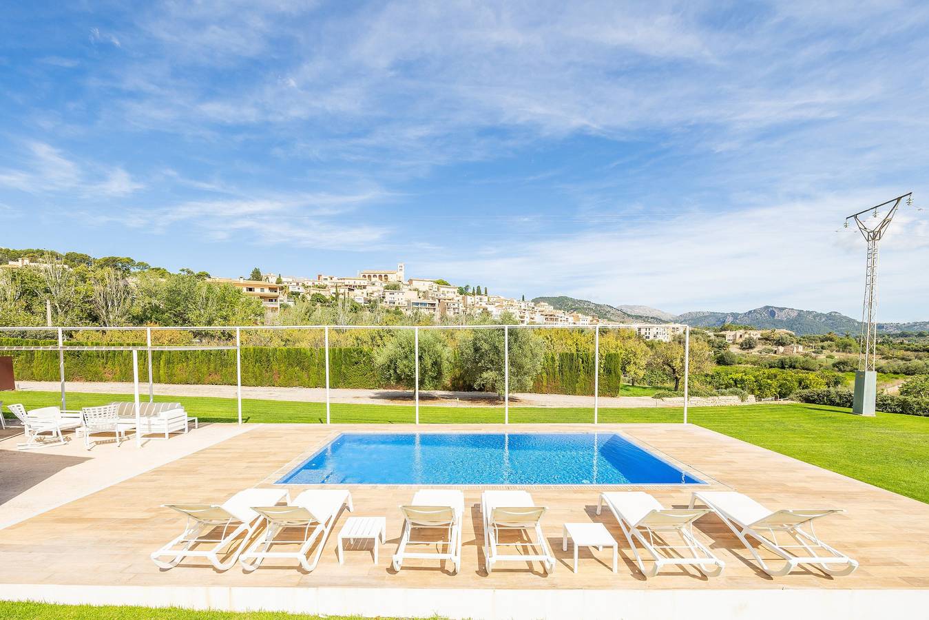 Landhaus 'Casa Con Piscina En Selva' mit Meerblick, Wlan und Klimaanlage in Selva, Mallorca Inselmitte