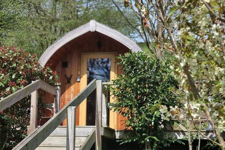 Blockhütte für 4 Personen, mit Terrasse und Whirlpool - 1