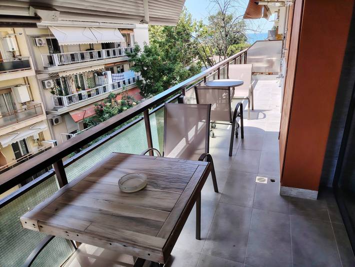 Studio für 2 Personen, mit Meerblick und Balkon/Terrasse, mit Haustier in Thessaloniki - 3