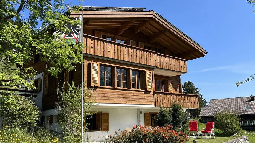 Hütte für 2 Personen, mit Garten, mit Haustier in Adelboden