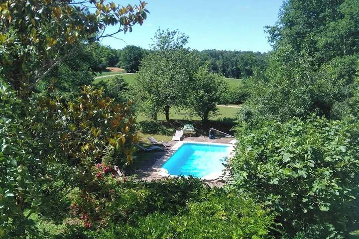 Location de vacances pour 10 personnes, avec Balcon ainsi que Jardin et Piscine à Saint-Projet
