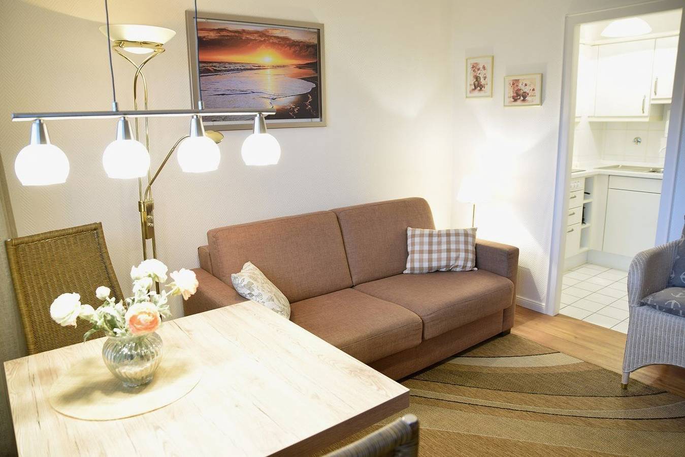 Ganze Wohnung, Gemütliches 2-Zimmer-Appartement mit Balkon, Schwimmbad & Sauna in Westerland in Westerland, Sylt (Gemeinde)