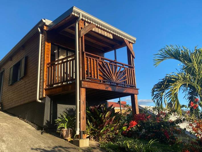 Chalet pour 2 personnes, avec terrasse et vue