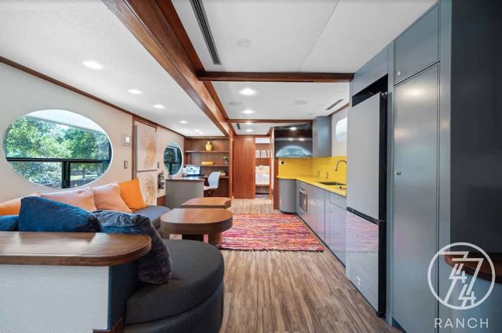 Chalet para 4 personas, con balcón además de jardín y vistas al lago en Texas