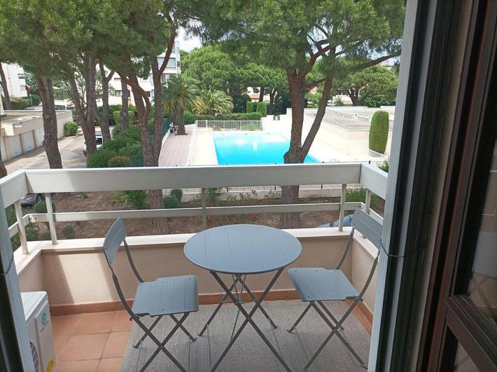 Appartement de vacances pour 2 personnes, avec balcon et piscine